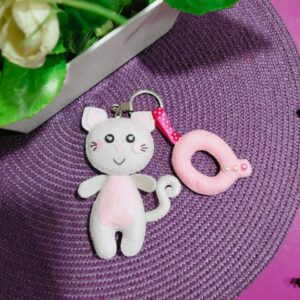 cat keychain