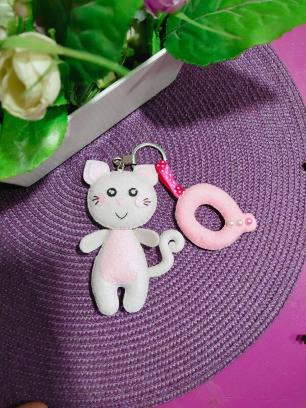 cat keychain