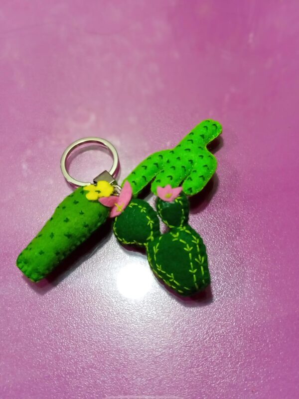 cactus keychain